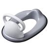 Eiwa Toilet Seat with 1 Piece Handle, Gray, (x 1)