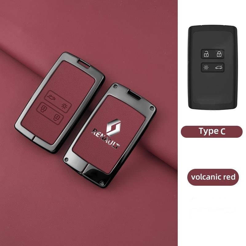 

2026 Hot For Renault Hub Caps Zinc Alloy Car Key Case Cover Shell For Renault Koleos Captur Kadjar Megane Clio Talisman Scenic A