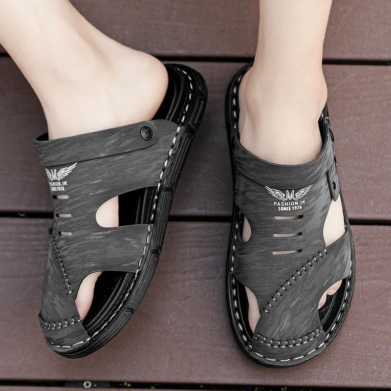 Sneakers Men Sandals Summer Shoes New Plus Size Mens Sandal Fashion Casual Outdoor Beach Slippers Breathable Wading Shoes