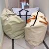 1Pc Random Color Large Capacity Storage Bag - Waterproof Foldable Moving & Laundry Bag, Washable Organizer For Clothes & Bedding