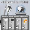 Suction Cup Shower Holder Adjustable Shower Head Holder Nozzle Handheld Holder Punch-Free Multi Angle Rotation Shower Bracket