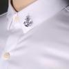 Sølv ankerbrosjemerke Smykker Herre Dame Pin Medal Lapel Pin Metall Corsage Brudgommensdrakt Formell tilbehør
