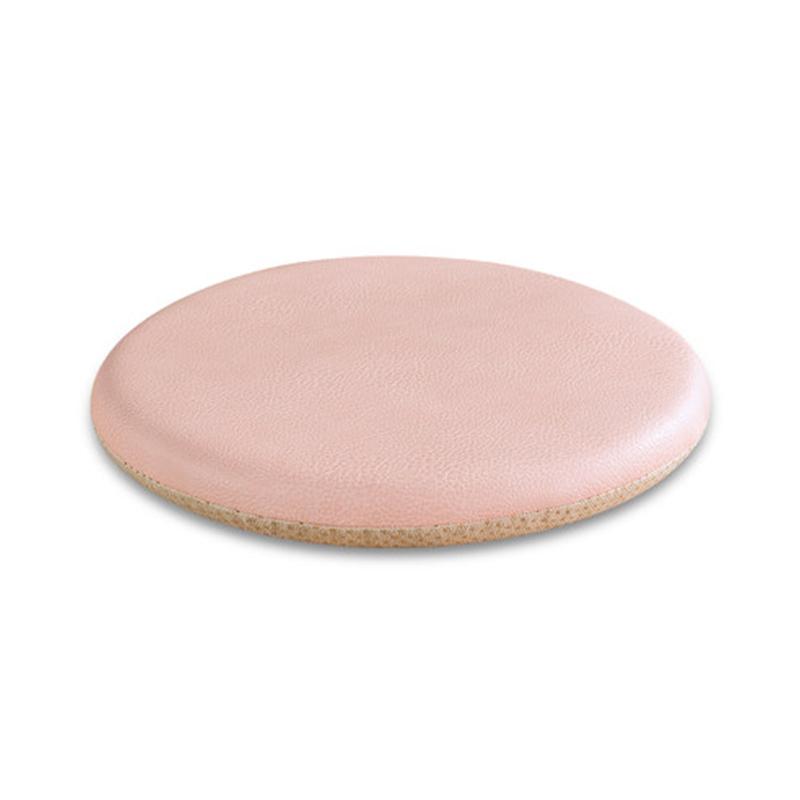 Cuscini per Seduta Sedia da Pranzo Portatile Stile Semplice per Interni, Ufficio Domestico, Cucina, Seduta Rotonda Solida in Pelle per Sedia