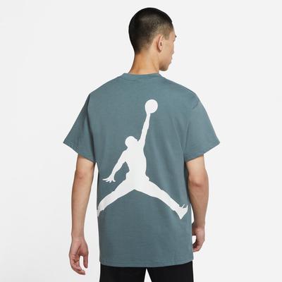 T Shirts Men's Green Crew Neck Moderate Straight Fit DQ4960-387