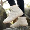 Winter Snow Boots Men Shoes Women Anti-slip Warm Soft Plush High-top Casual Shoes Flat Durable Outdoor Hiking Shoes Men