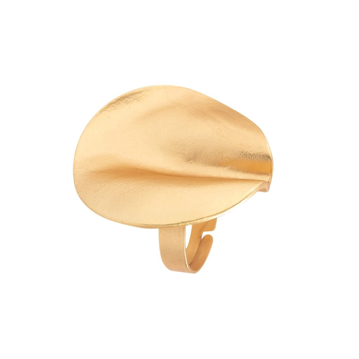 

Французское круглое плиссированное металлическое кольцо нестандартной формы для рук, женские аксессуары One Size