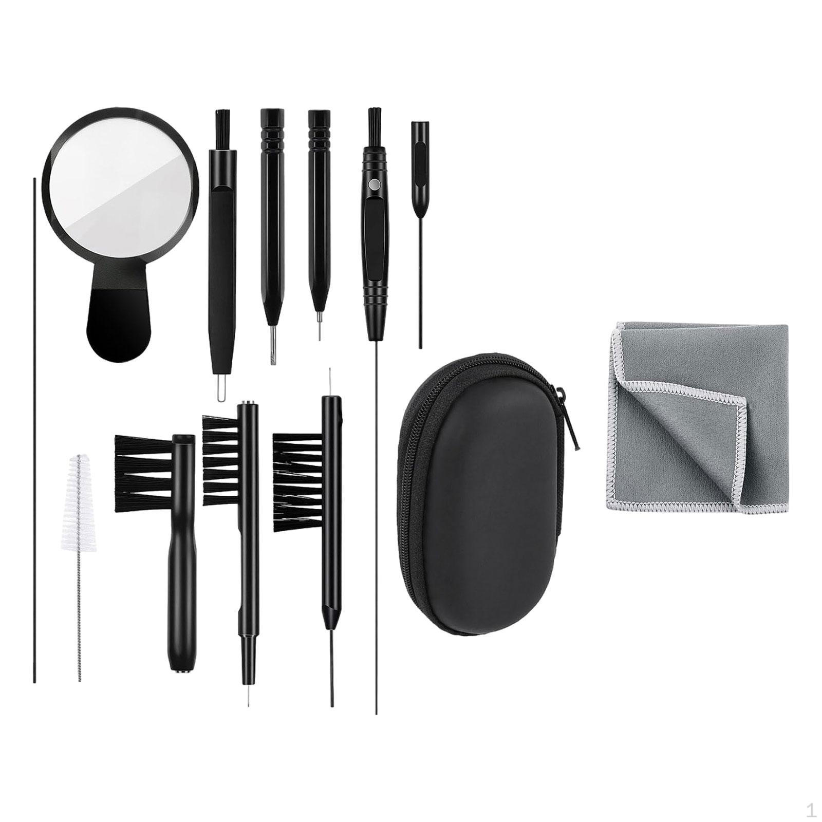 

13x Инструменты для чистки слуховых аппаратов Набор помощи с футляром для дома и путешествий