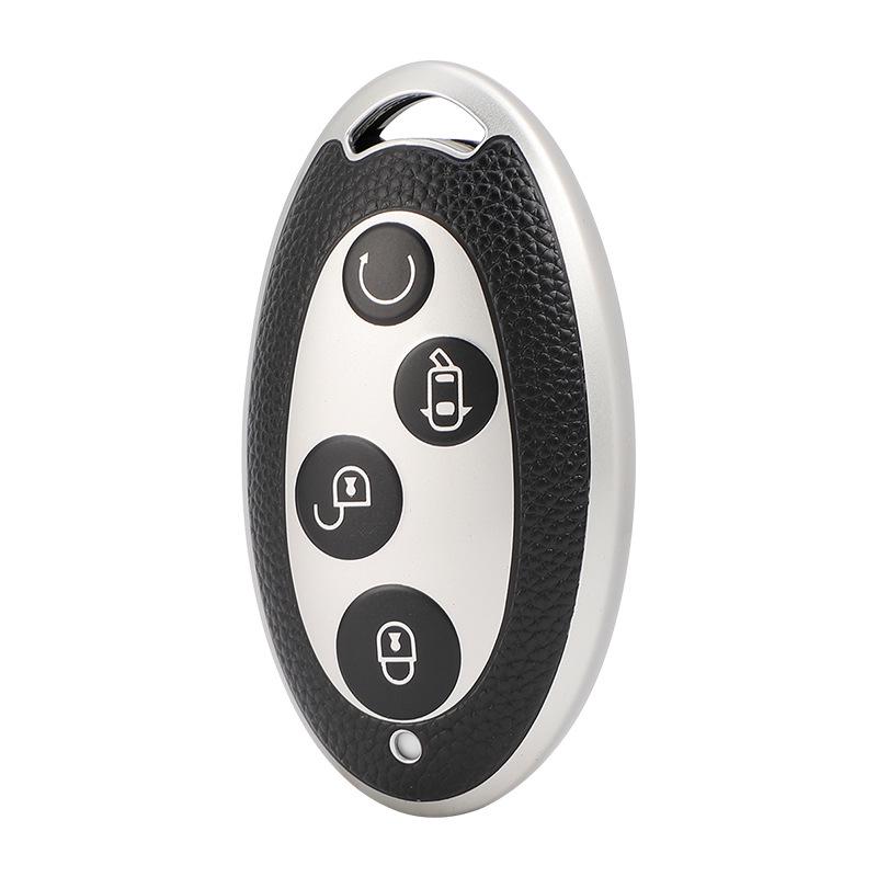 BYD Yuan Key Case for S7, Song Plus, Classic, Song Max, and Qin Pro - Full Coverage Key Shell Buckle