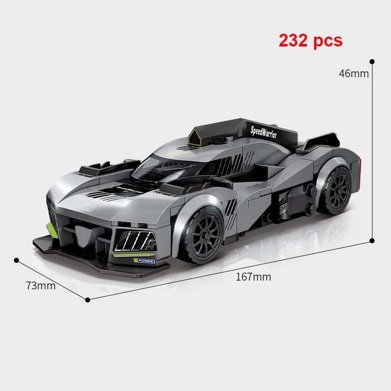 City Speed Sportbil Byggklossar Teknikbil Bil Carro Rennau Voiture Fordon MOC Utbildande Byggleksaker