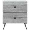 Nightstand Grey Sonoma 43 x 34.5 x 47.5 cm Particleboard