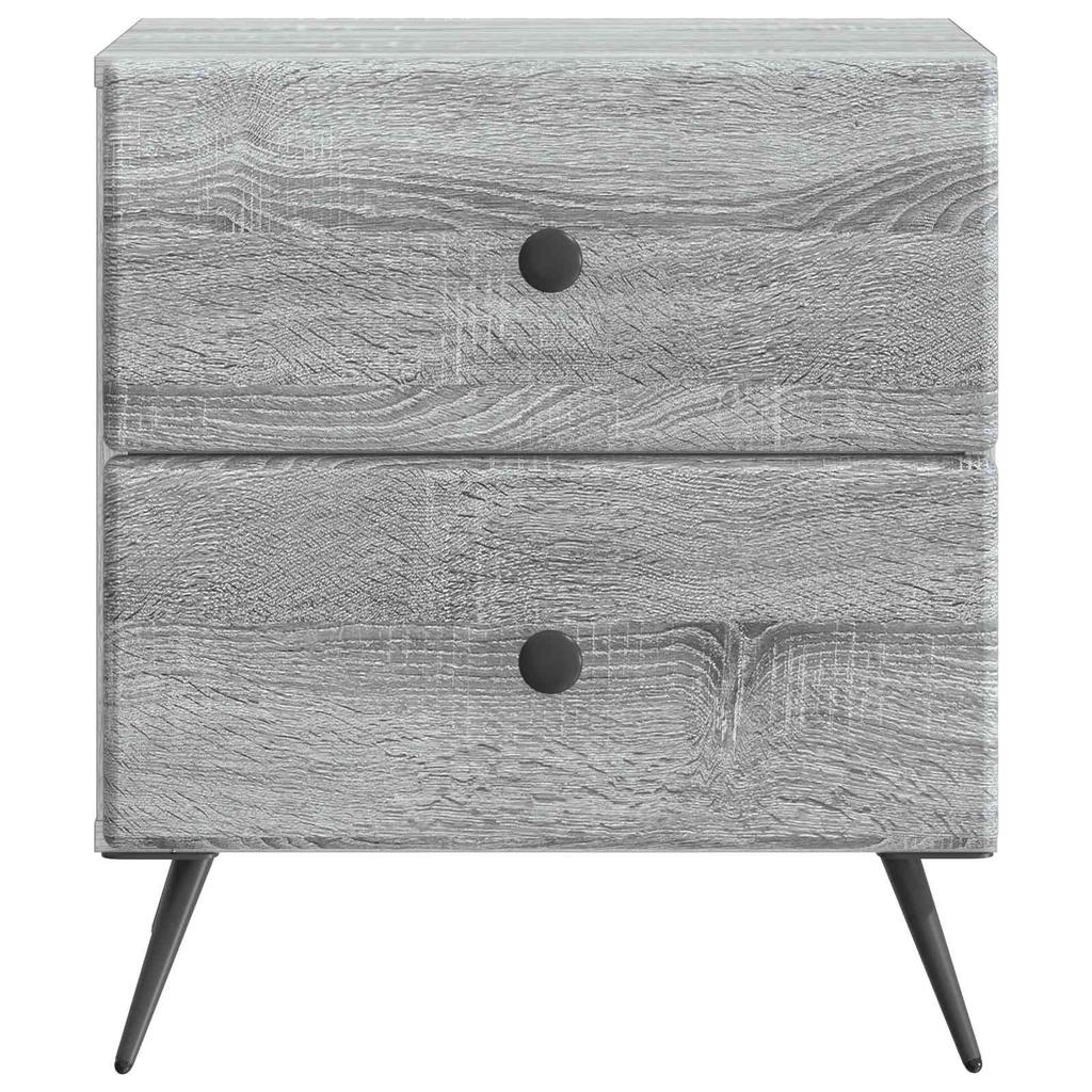 Nightstand Grey Sonoma 43 x 34.5 x 47.5 cm Particleboard