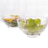 Kemert Elegant Ice Pattern Glass Bowl Set