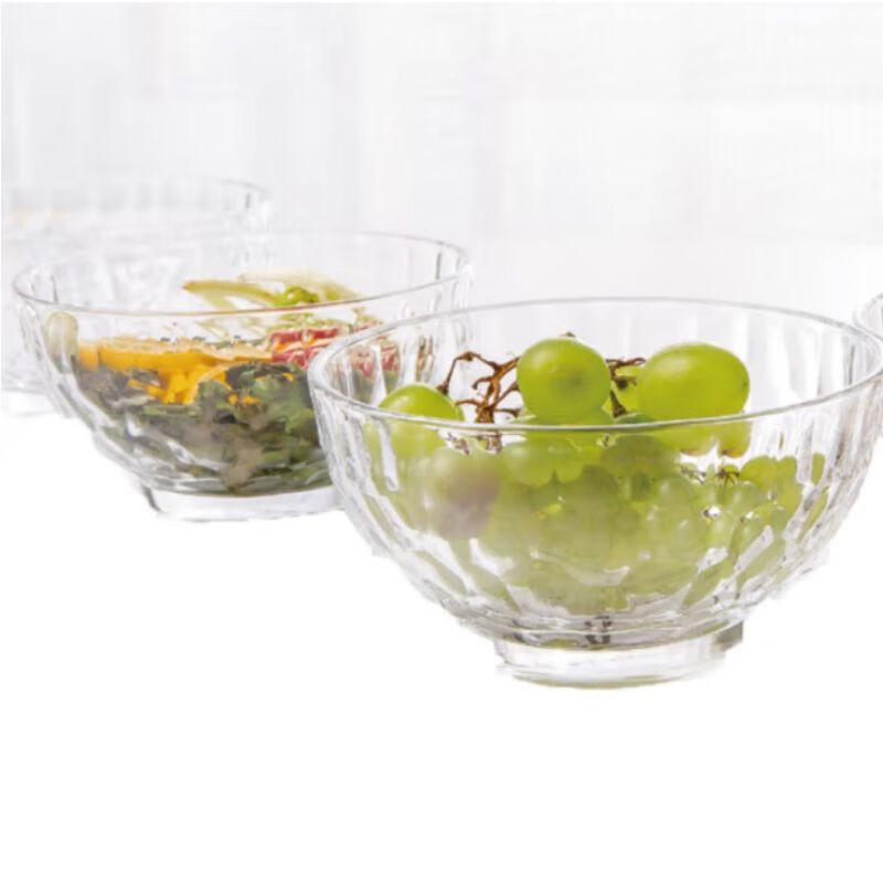

Kemert Elegant Ice Pattern Glass Bowl Set