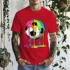 Unisexs Crew Neck T Shirt Melting Soccer Ball Graphic Short Sleeve Tees Summer Casual Tops For Unisex Sport Print Daily Shirts