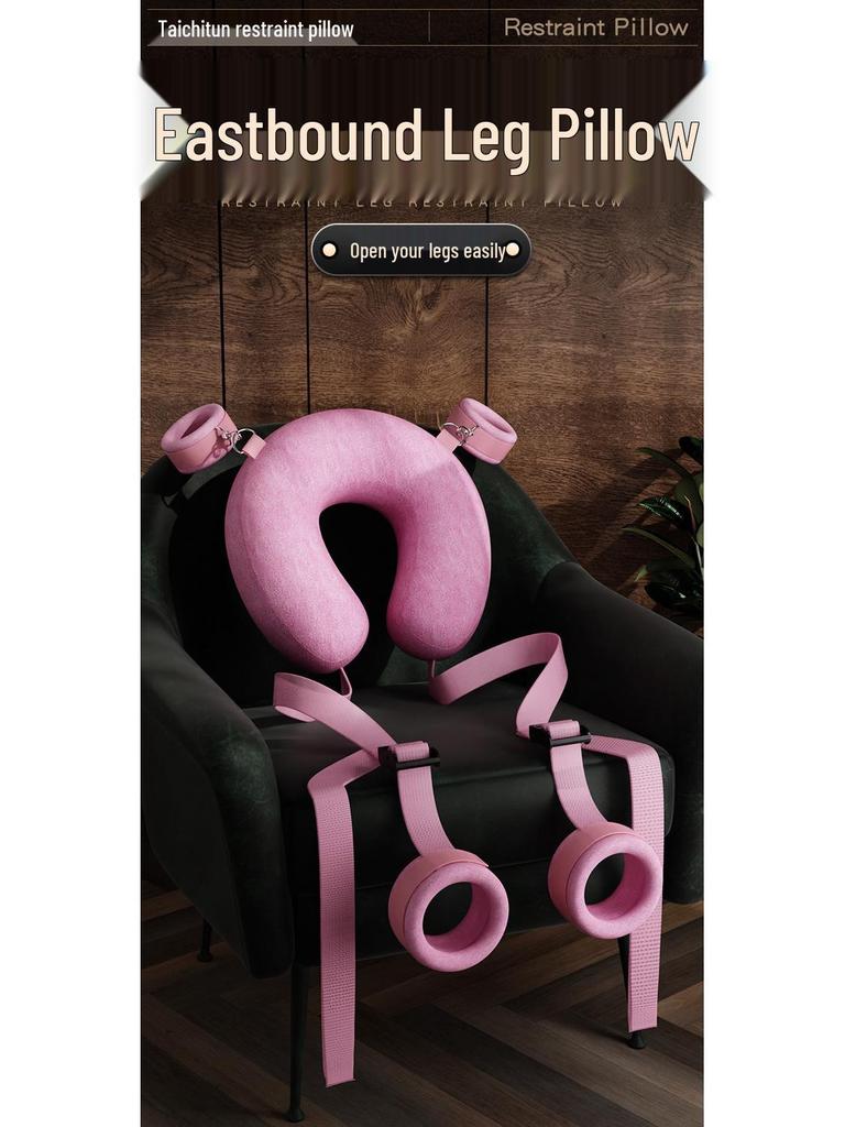 Jiuai Erotic SM Handcuffs & Leg Spreader - Interactive Adult Sex Aids