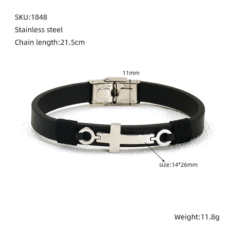 

Новые аксессуары Персонализированные морские винтажные украшения с якорем Простой регулируемый кожаный браслет ручной работы