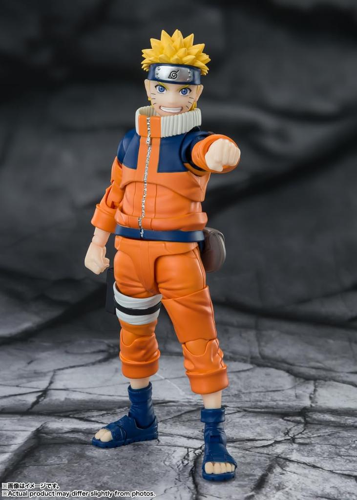TAMASHII NATIONS NARUTO Uzumaki Naruto Most Unexpected and Chaotic 135mm PVC ABS Painted Action Figure S.H.Figuarts -Naruto- -The Ninja- (Re-release)