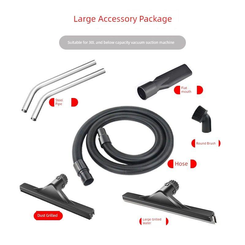 Attack CHARLES BARNES Vacuum Cleaner Accessories Suit Hose Vacuum Cleaner Handle Squeegee Head Flat Nozzle Steel Pipe Dust Bag Neutral Bf501
