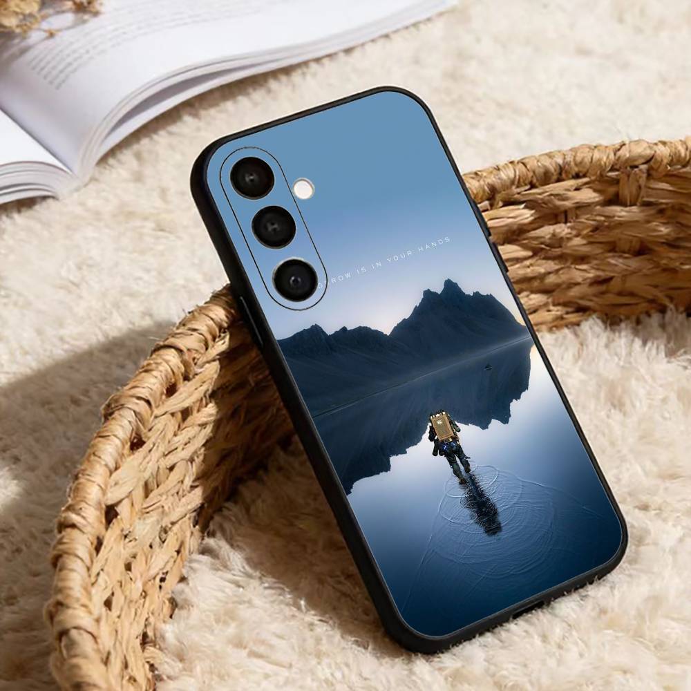 D-Death-e-Strandings-Game Phone Case For Samsung Galaxy A91,80,73,72 ,71,53,52,32 ,31,22,21s,20,Soft Black Case