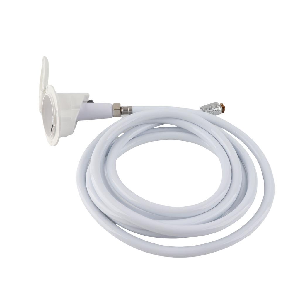 RV Shower Trigger Head with Hose Water Saving Outdoor RV Shower Kit for Ships Yachts Mobile Home