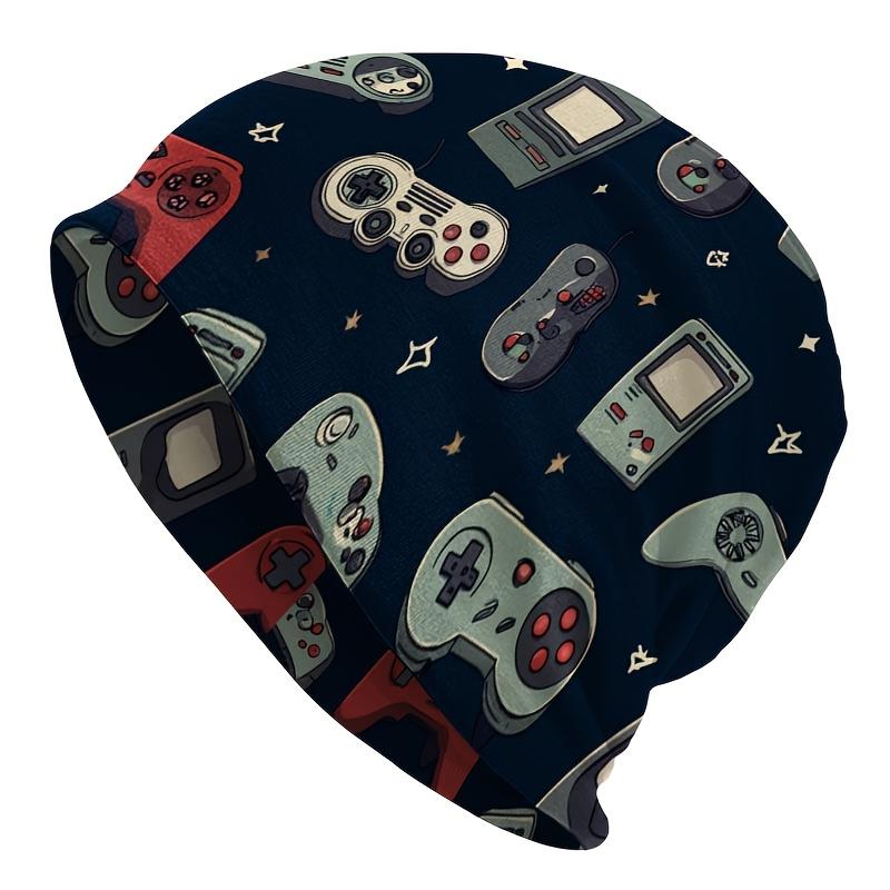 1pc Unisex Retro Gaming Controller Knit Hat - Stretchable Elastic Beanie Suitable for Men & Women, Lightweight Suitable for Easter, Graduation Gifts,