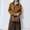 Charles & Keith Summer High-Value Popular Versatile Simple Elegant Commuter Tote Bag With Inner Pouch Synthetic Leather Bucket Bag CK2-10701618