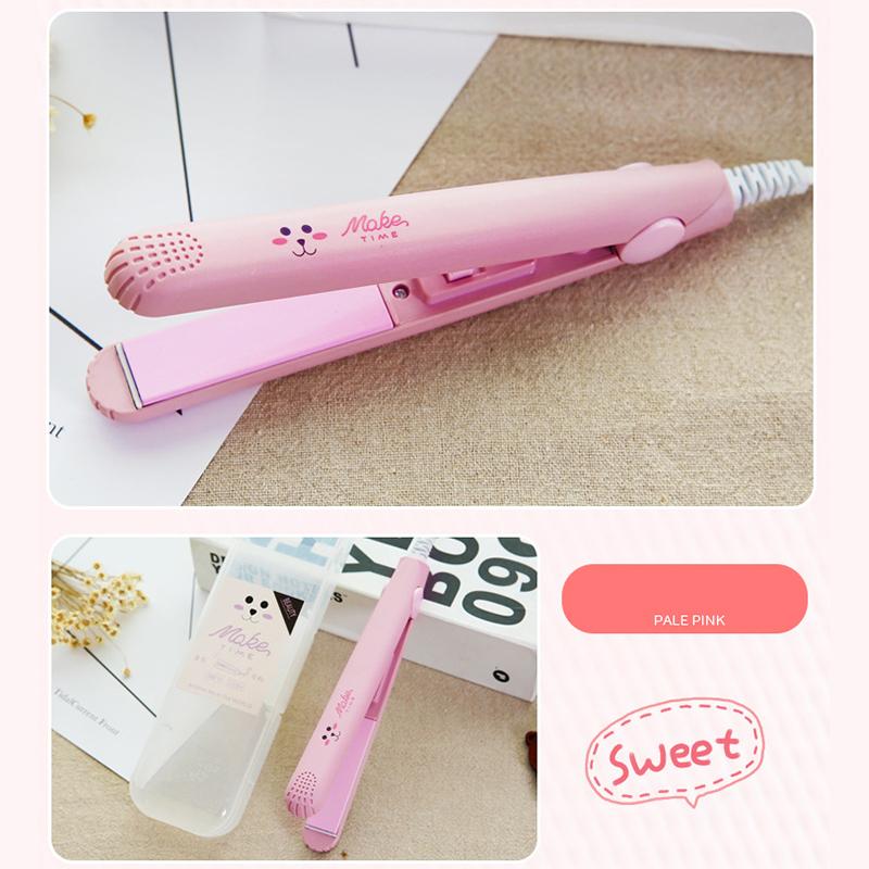 3 In 1 Hair Iron High Quality Flat Iron Straightening Hot Comb Mini Professional Hair Straightener & Curling Iron Styling Tools