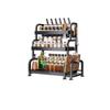 Yingbai 3-Tier Spice Rack with Chopping Board & Knife Holder