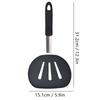Flexible Pancake Spatula Heat Resistance Wide Round Pancake Turner Slotted Good Grips Silicone Spatula Large Food