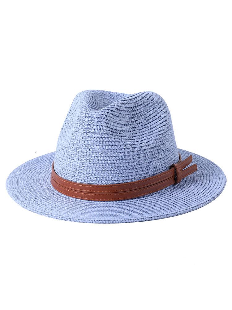 56-58-59-60CM Neuer natürlicher Panama-Strohhut mit weicher Form, Sommerhut für Damen/Herren, breite Krempe, Strand-Sonnenkappe, UV-Schutz, Fedora-Hut