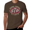T-shirt basic vintage STP t-shirt nere semplici anime per uomo