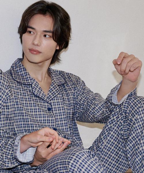 [OFF HOUR] Arden Peach Fluff Long Sleeve Pajama Set [Shipped from Korea] 100% Authentic