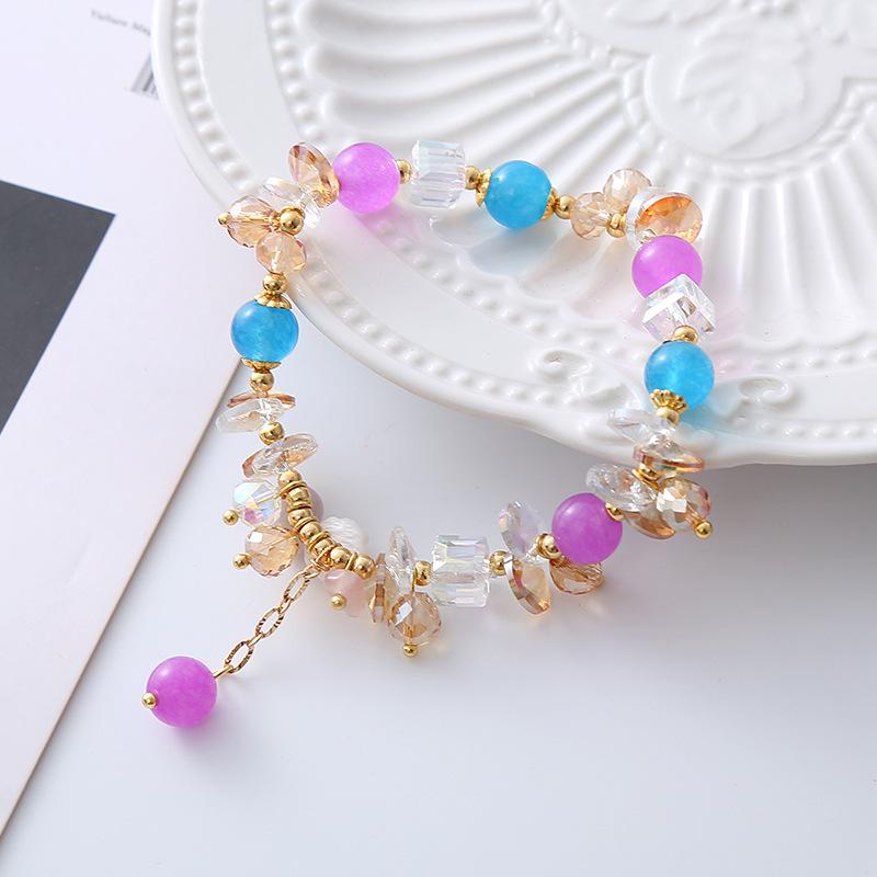 Crystal Bracelet Strawberry Crystal Bracelet Bangles Women Fashion Jewelry Accessories Gift