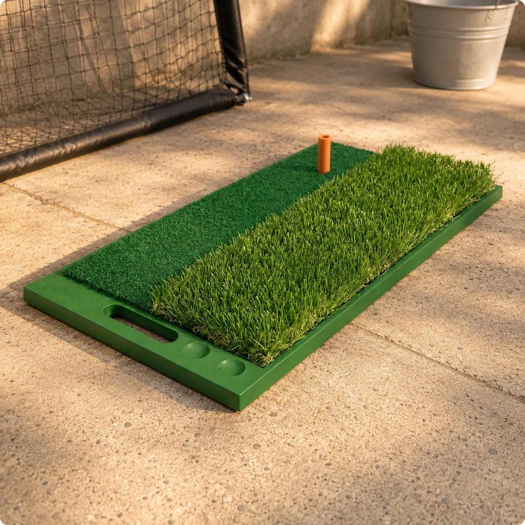 Golf Chipping Mat Portable Swing Green Turf Sports Gear