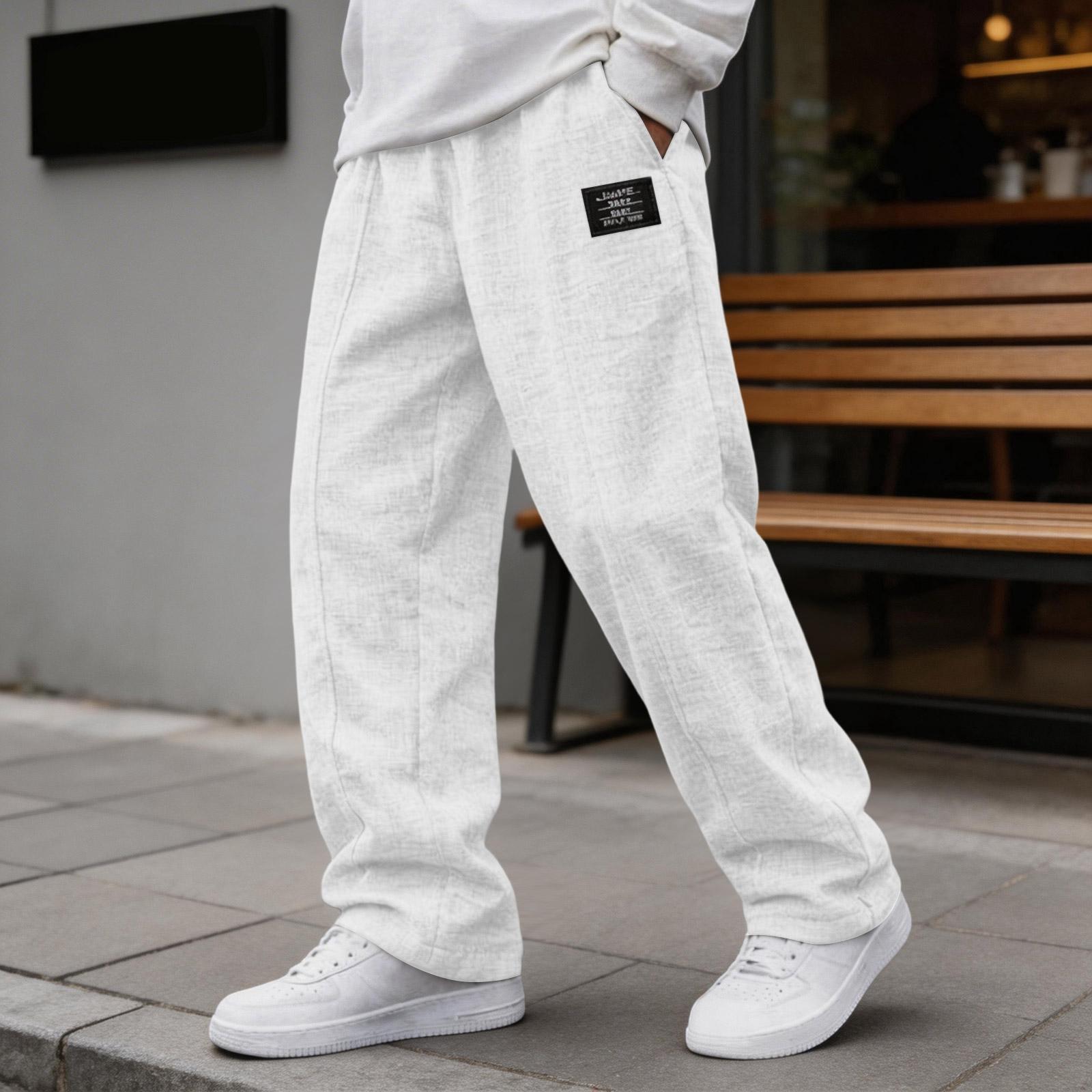 

Men s Outdoor Climbing Pants, Workwear Casual Pants, Versatile -restraining Long Pants XXXL білий
