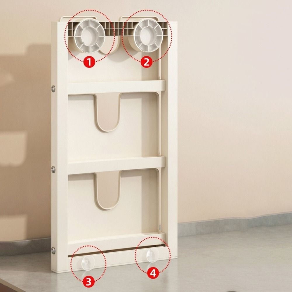 Wall Mounted Cutting Board Holder Punch-Free Pot Lids Holder Chopping Board Rack for Home