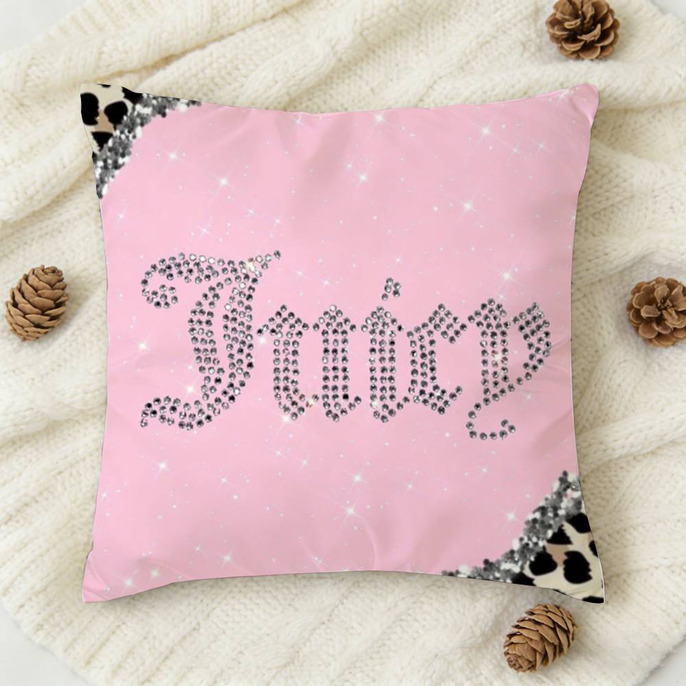 JJUICY CCOUTURE Doublesided Printed Square Decorative Cushion Cover for Sofa Living Room Home Decor