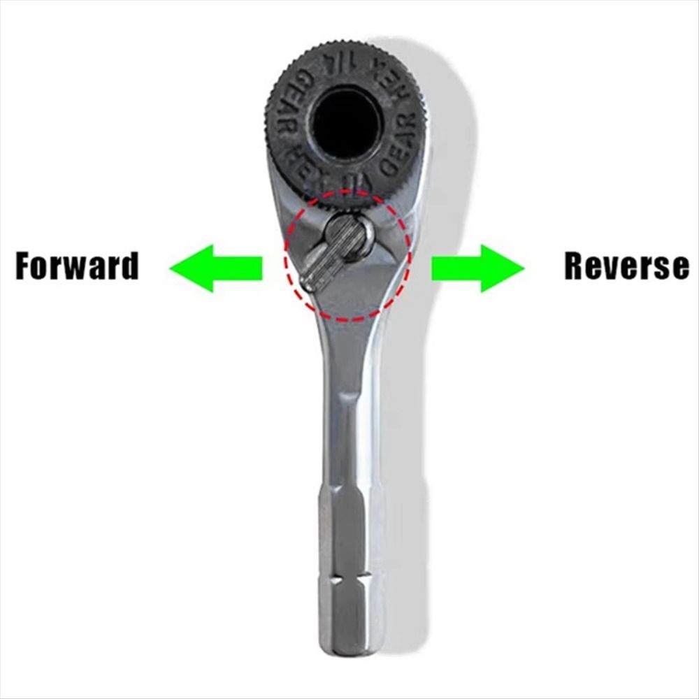 Mini Mini Ratchet Wrench 6.35mm Torque Wrench Spanner Hexagonal Ratchet Wrench  Hand Repair Tools