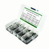 300Pcs Black Cross Groove Countersunk Head Screw with Screwdriver Set KM Computer Notebook Universal Small Screw