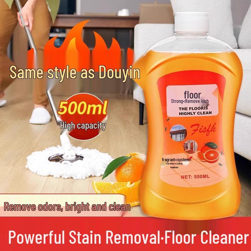 Lemon Scent Floor Cleaner: Long-Lasting Foam Detergent for Powerful Stain Removal On Tiles