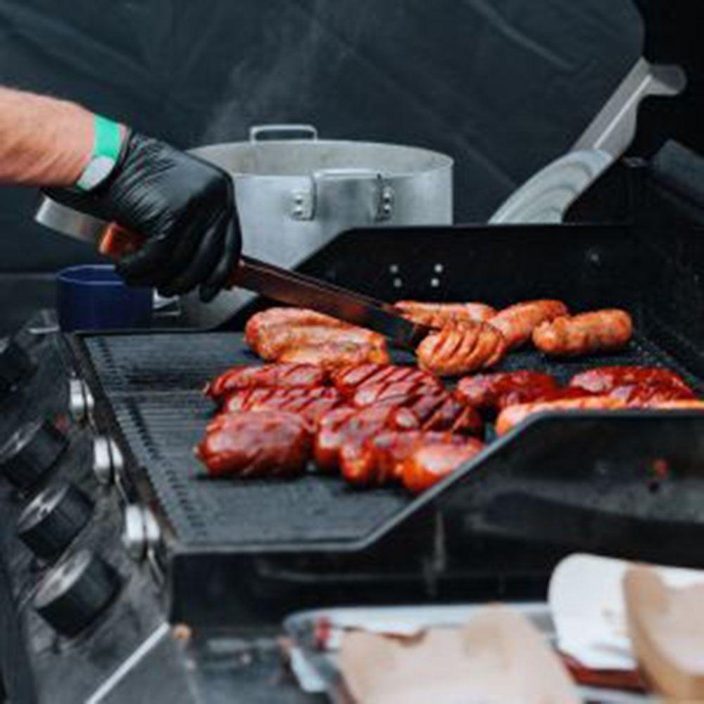 30/50 st Engångsgrillfettbrickor Aluminium Droppformar Fettkopp Foder Utomhus Stekbord