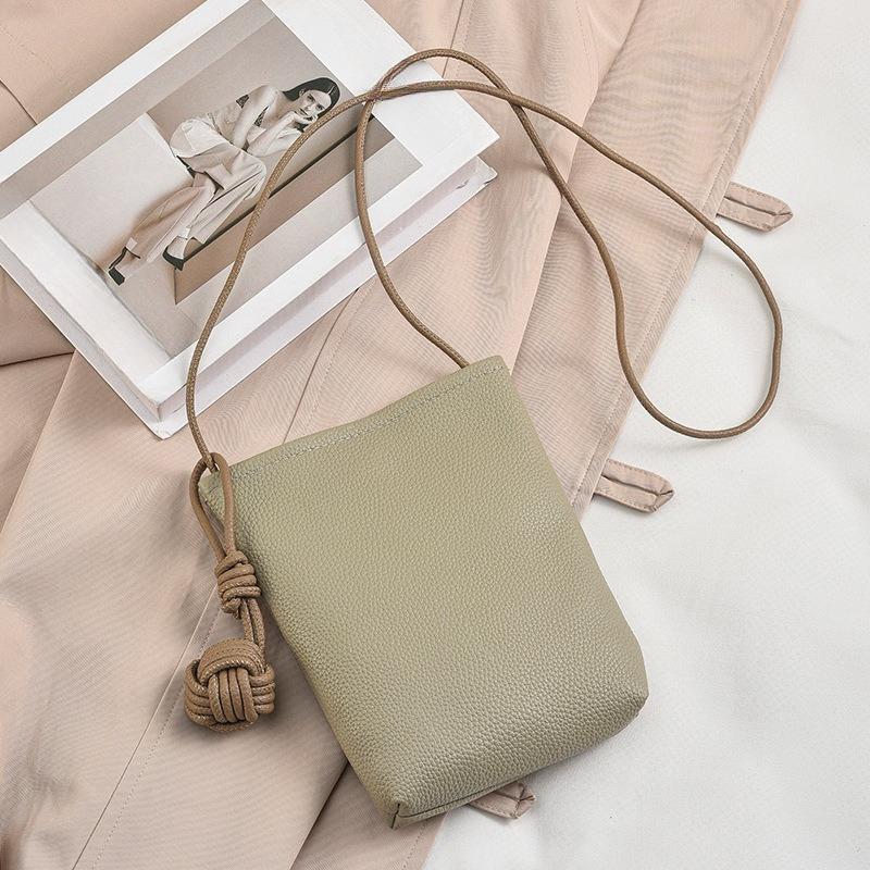 Fashion PU Crossbody Bag Soft Leather Mini Phone Wallet Square Shoulder Bag Crossbody Phone Purses Messenger Bag