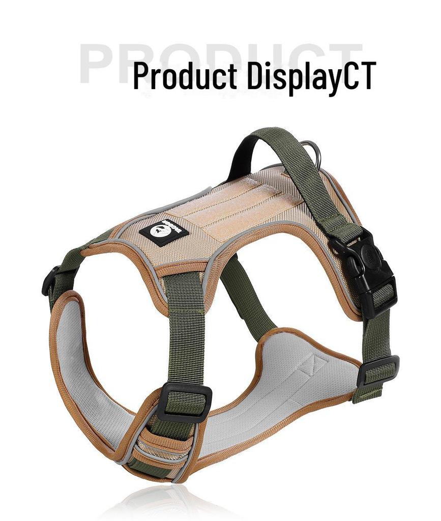 Explosion-Proof Cross-Border Dog Leash and Harness for Medium and Large Dogs