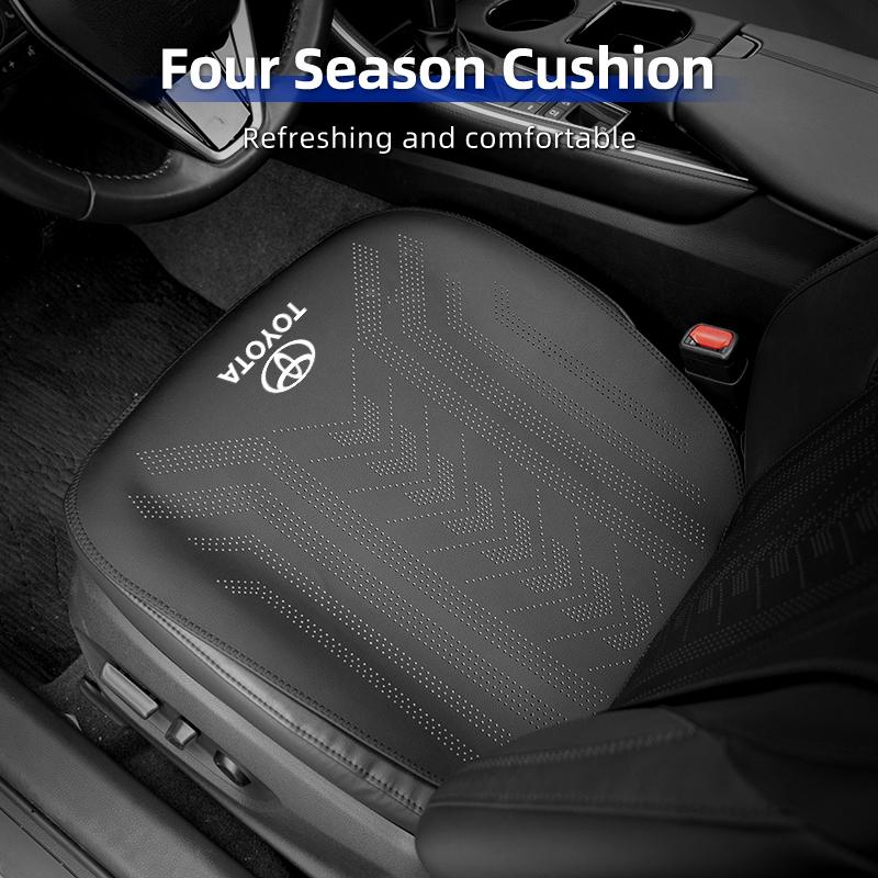 APE3   Breathable Car Seat Cover PU Leather Auto Seat Protector For Toyota Corolla Yaris Camry Prius RAV4 CHR Hilux Key Accessories