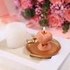 Heart Shape Chocolate Ice Cake Baking Mold Home Decor Crafts Gypsum Resin Soap Tools Creative Love Silicone Handmade Candle Mold