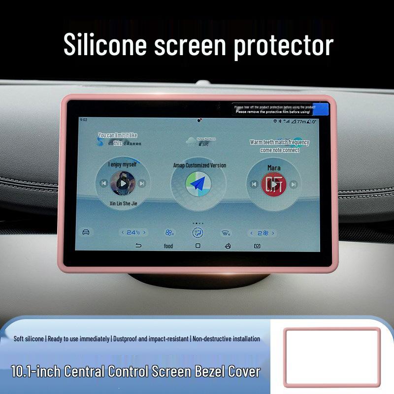 BYD Dolphin Center Screen Protector & Bezel Cover for Interior Modification