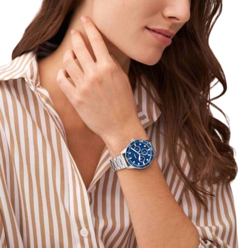 Fossil BANNON BQ2828SET Silver Watch