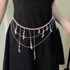 Trendy Metal Waist Chains Dress Accessories Elegant Hip Chain Creative Advanced Body Jewelry For Women