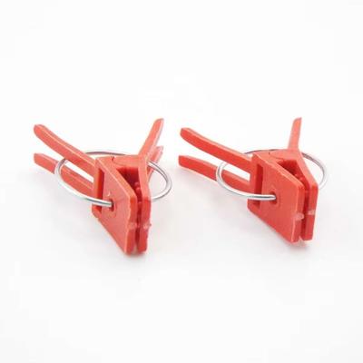 50pcs New Gardening Tool Plant Grafting Clip Plastic Anti-fallClamps Garden Graft Clip Flat Mouth Durable Planting Supplies