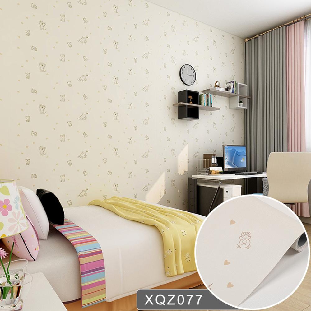 Cartoon Pattern Living Room Bedroom Self Adhesive Wallpapers Waterproof Oil Resistant Home Decoration Adhesive Wallpaper